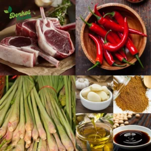 cách làm thịt cừu xào sả ớt đơn giản tại nhà