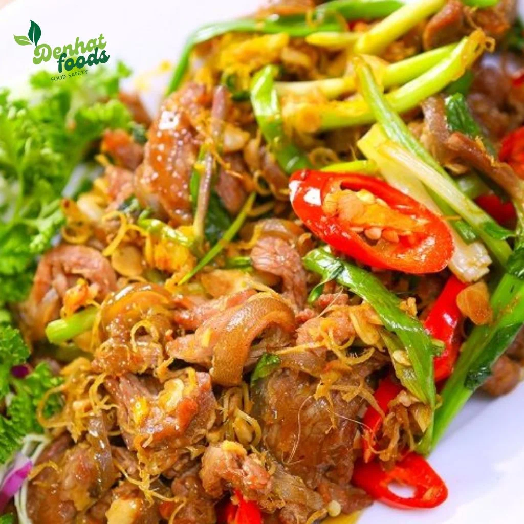 cách làm thịt cừu xào sả ớt đơn giản tại nhà