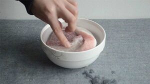 Rã dông thịt bằng muối